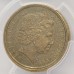 AUSTRALIA 2000 . ONE 1 DOLLAR COIN . ERROR . MULE . STRUCK ON TEN CENT